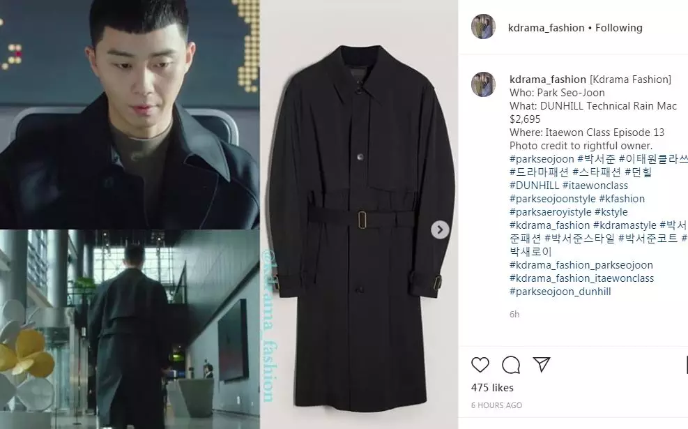 Ini Harga Fantastis 10 Outfit Park Seo-joon di drama Itaewon Class Instagram Ini Harga Fantastis 10 Outfit Park Seo-joon di drama Itaewon Class Instagram