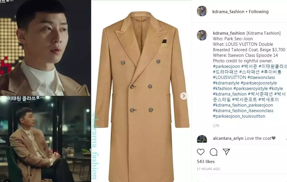 Ini Harga Fantastis 10 Outfit Park Seo-joon di drama Itaewon Class Instagram Ini Harga Fantastis 10 Outfit Park Seo-joon di drama Itaewon Class Instagram