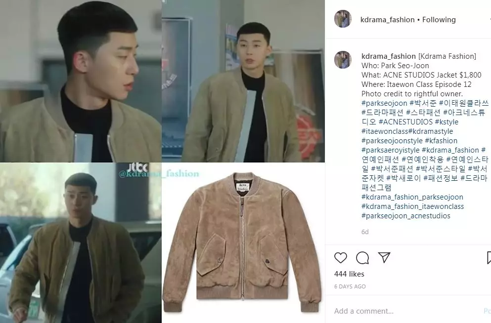 Ini Harga Fantastis 10 Outfit Park Seo-joon di drama Itaewon Class Instagram Ini Harga Fantastis 10 Outfit Park Seo-joon di drama Itaewon Class Instagram