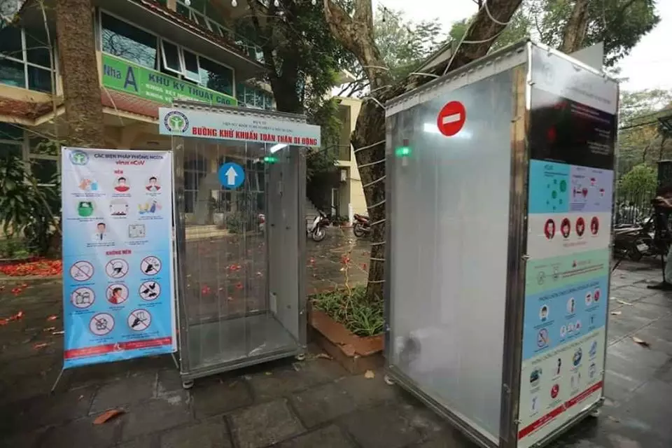 Potret ruang disinfektan SOHA.VN