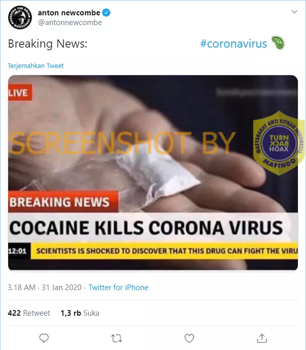 cara penanganan virus Corona ini ternyata hoax berbagai sumber