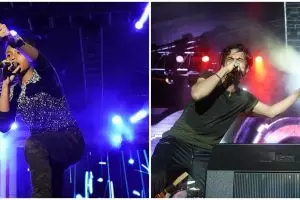 7 Potret aksi panggung Charly Van Houten dan anaknya, kompak abis