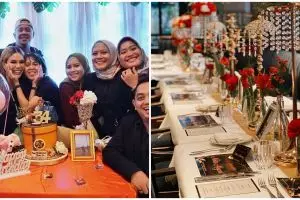 7 Potret pesta ultah Nikita Mirzani ke-34, usung tema serba hitam