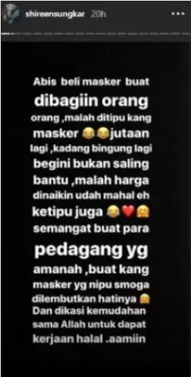 Shireen Sungkar tertipu © 2020 Instagram/@shireensungkar Shireen Sungkar tertipu © 2020 Instagram/@shireensungkar