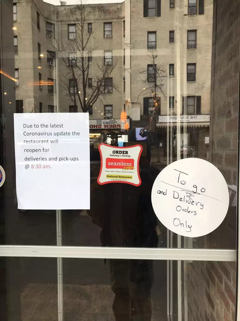 Potret suasana New York Twitter/@pinotski