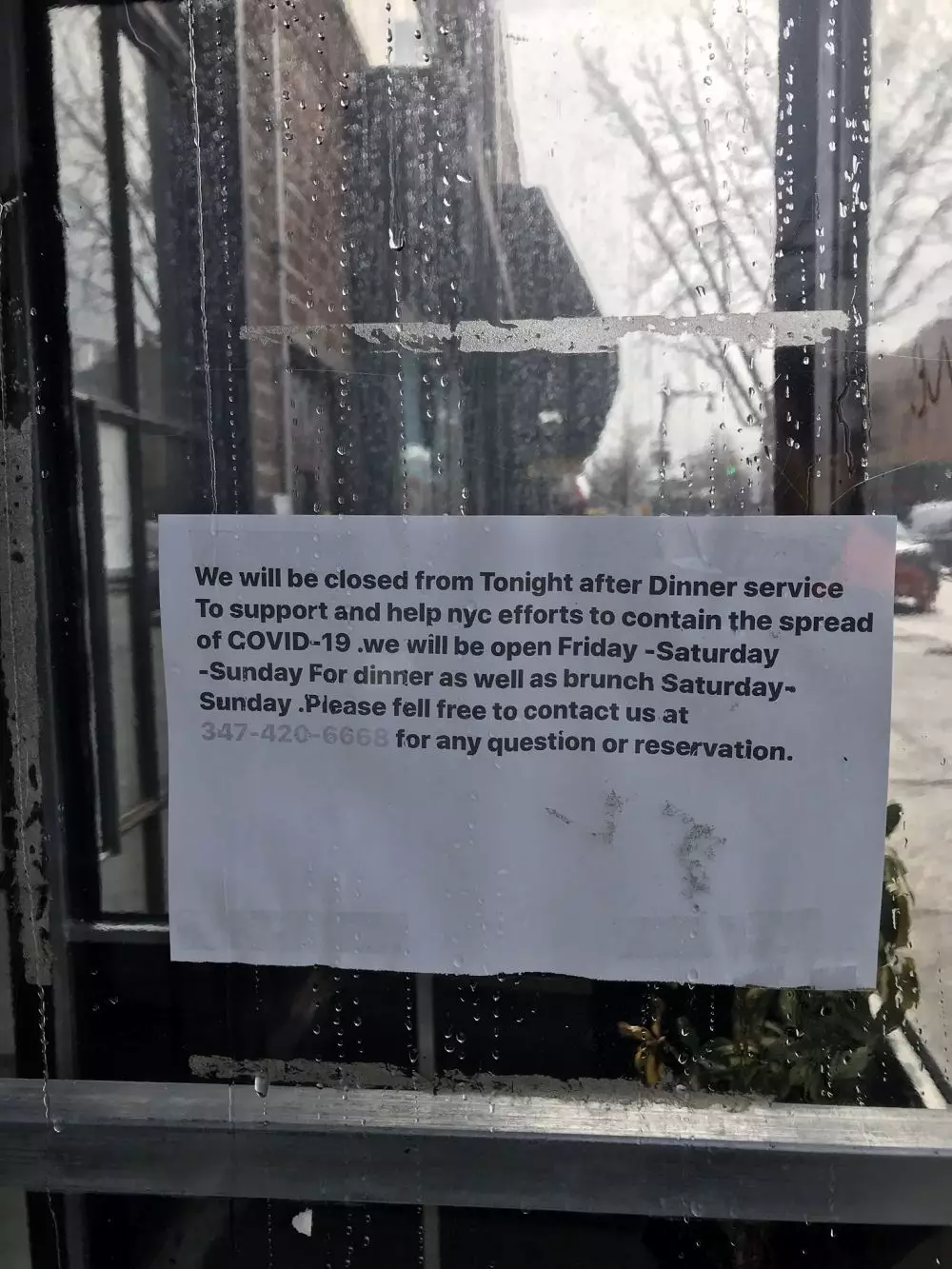 Potret suasana New York Twitter/@pinotski