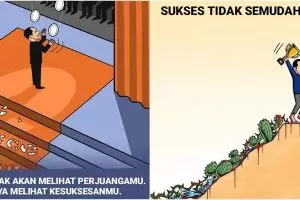 10 Gambar ini bakal membuatmu menghargai perjuangan menuju sukses