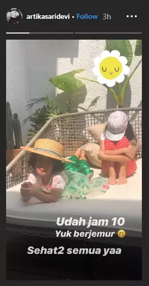 Seleb manfaatkan masa WFH dengan berjemur instagram