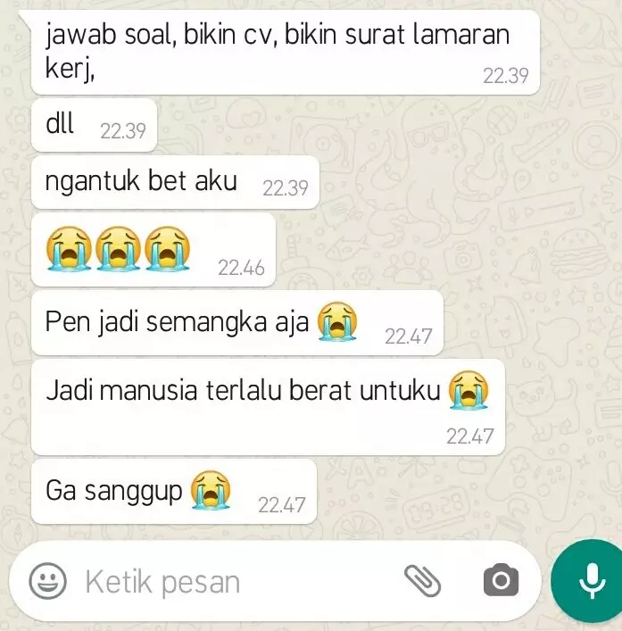 Chat lucu kuliah online  Twitter