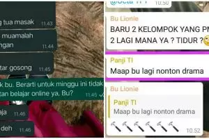 7 Chat lucu lika-liku kuliah online, anak WFH pasti terhibur