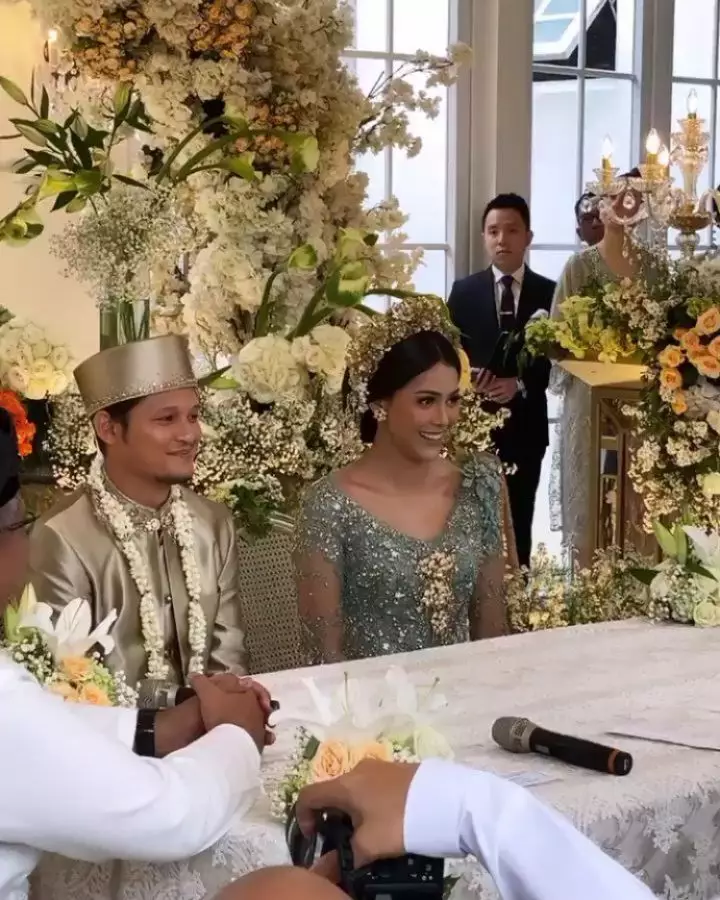 syamsir alam bunga menikah © 2020 brilio.net