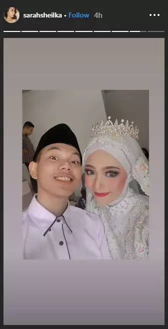 Momen pernikahan Tegar © 2020 Instagram/@tegar_official ; @sarahsheilka 