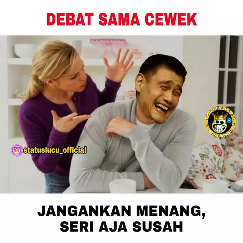 meme lucu cowok selalu salah © 2020 instagram.com