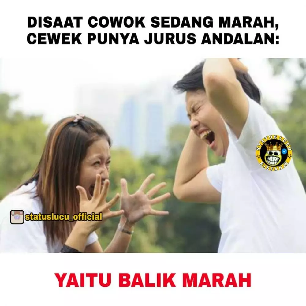 meme lucu cowok selalu salah © 2020 instagram.com