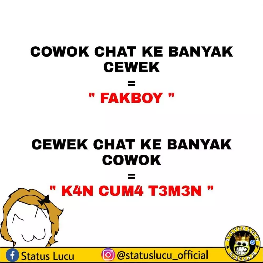meme lucu cowok selalu salah © 2020 instagram.com