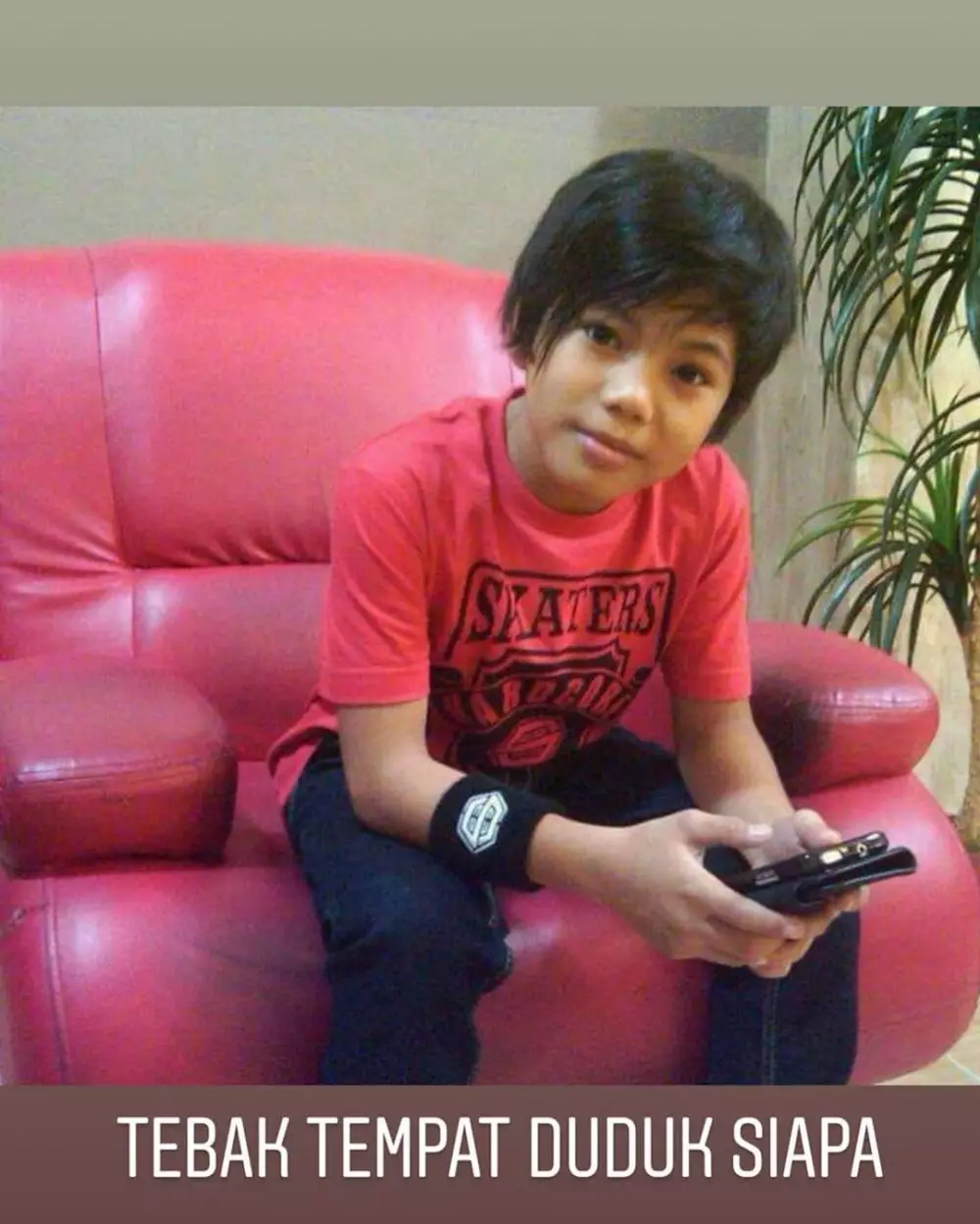 gaya rambut Tegar ikonik © 2020 instagram.com