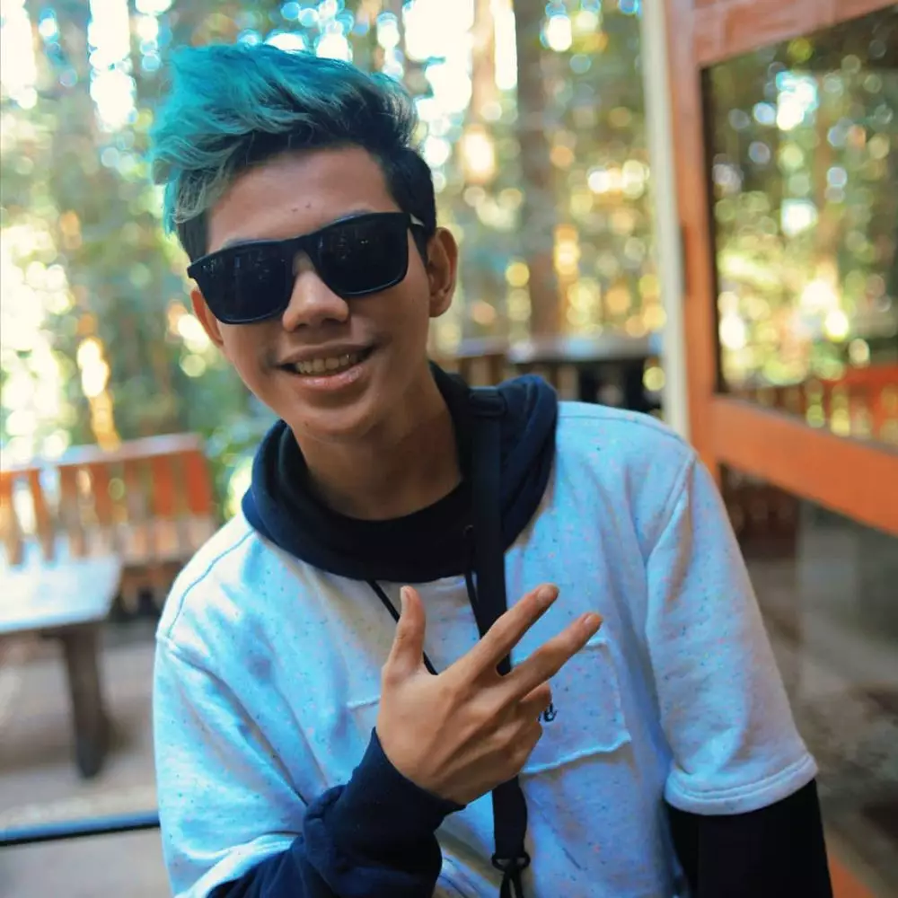 gaya rambut Tegar ikonik © 2020 instagram.com