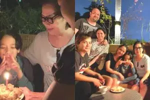 Momen ulang tahun pertama BCL sepeninggal Ashraf Sinclair, sederhana