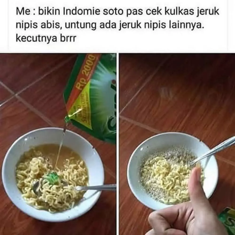 potret lucu orang kurang kerjaan waktu makan © 2020 instagram.com