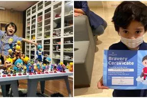 9 Momen Rafathar dapat kado mobil mewah setelah sunat