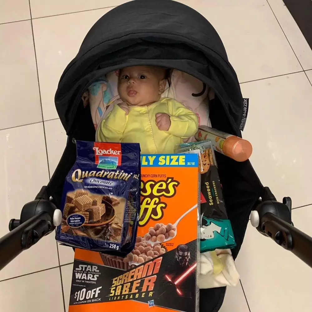 potret menggemaskan baby Salima instagram