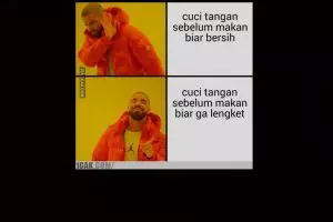 10 Meme lucu kebiasaan cuci tangan ini bikin senyum nostalgia