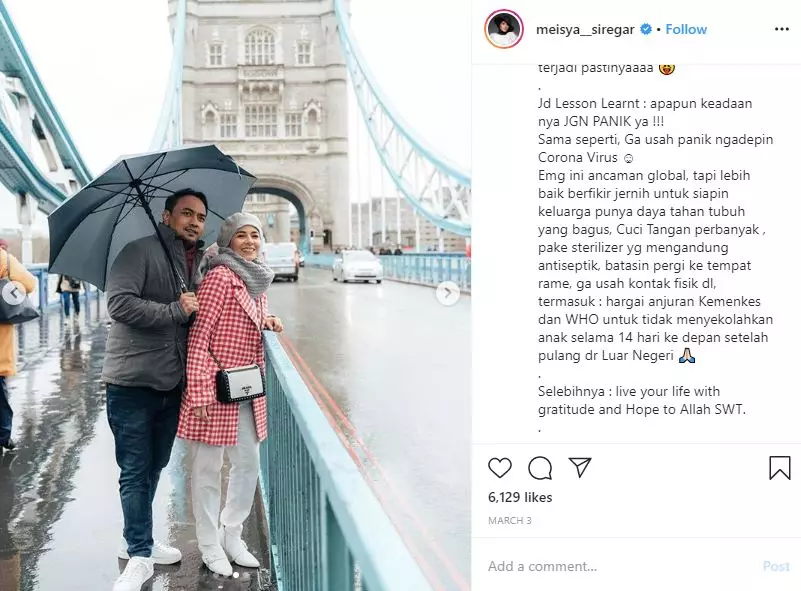 Kisah 5 seleb perjalanan ke luar negeri saat pandemi Corona berbagai sumber