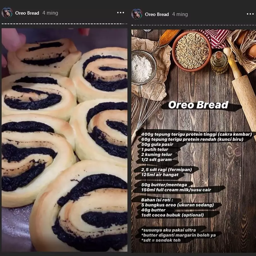 Resep kue Asmirandah  Instagram Resep kue Asmirandah  Instagram