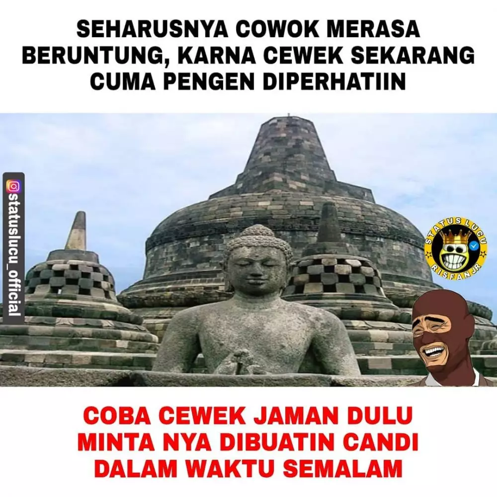 meme lucu cara menghadapi cewek © 2020 instagram.com