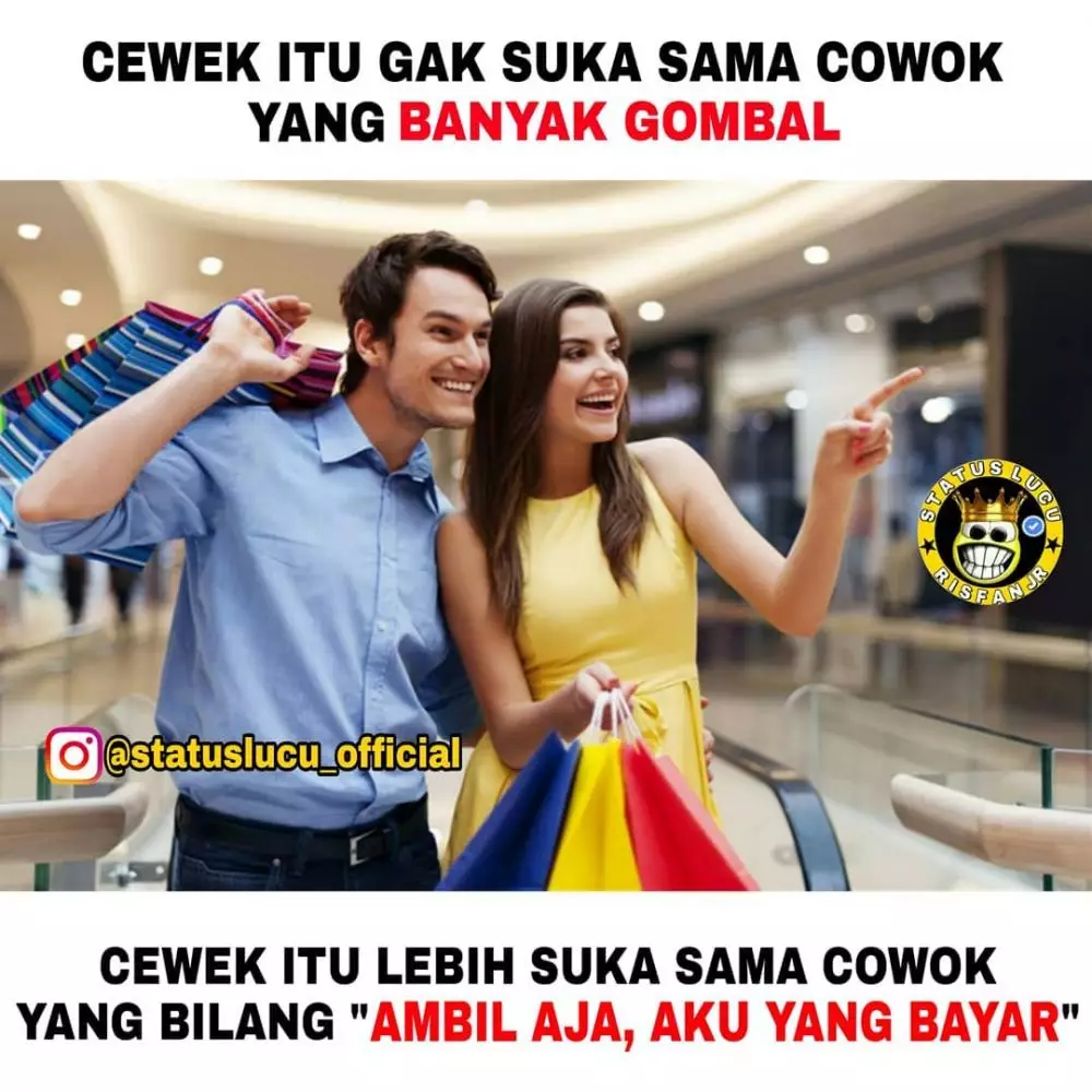 meme lucu cara menghadapi cewek © 2020 instagram.com