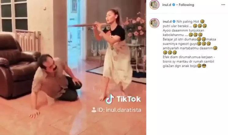 Aktivitas penyanyi saat isolasi diri di rumah Instagram Aktivitas penyanyi saat isolasi diri di rumah Instagram