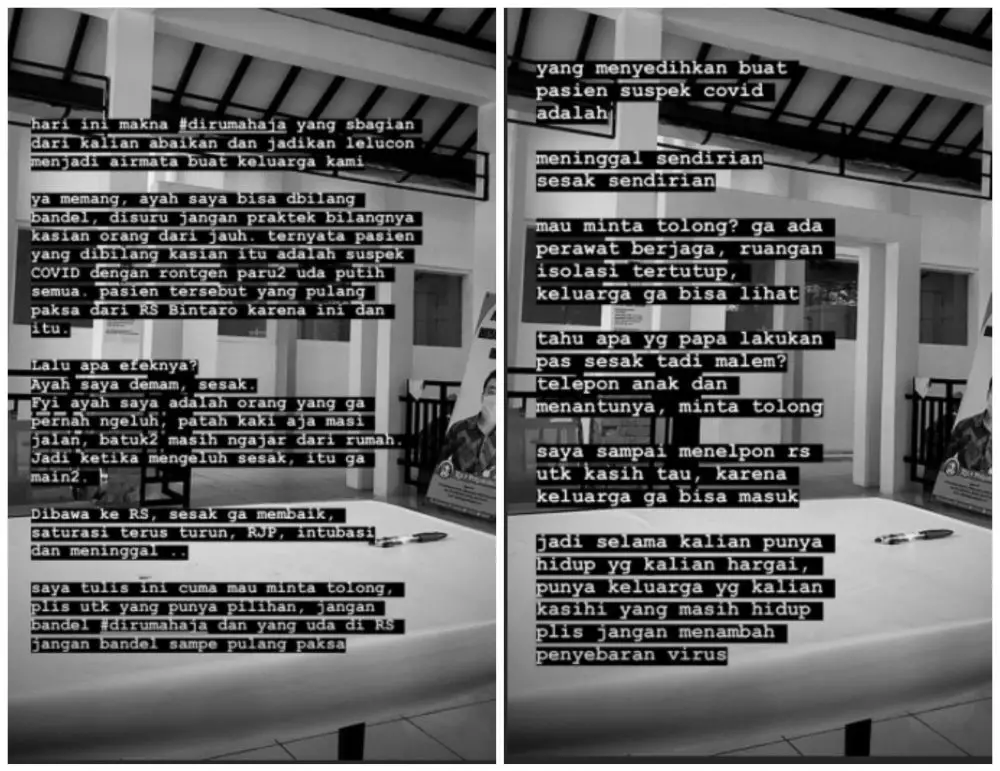 Curhat pilu anak Guru Besar UI Instagram Curhat pilu anak Guru Besar UI Instagram