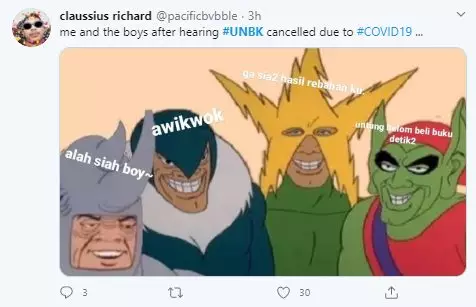 10 cuitan lucu UN ditiadakan  Twitter