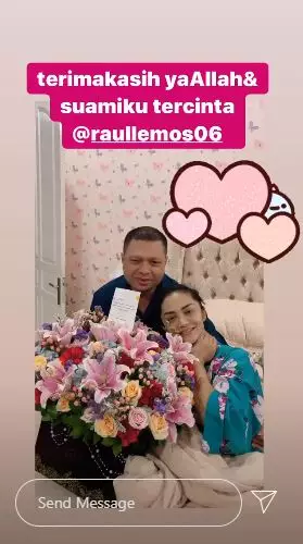 kejutan ultah Krisdayanti ke-45 instagram