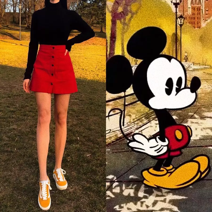 outfit karakter animasi Instagram