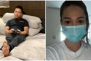 Positif Corona, ini momen 5 seleb jalan masa isolasi