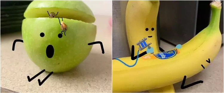 10 Foto imajinasi buah-buahan berperilaku bak manusia bikin takjub