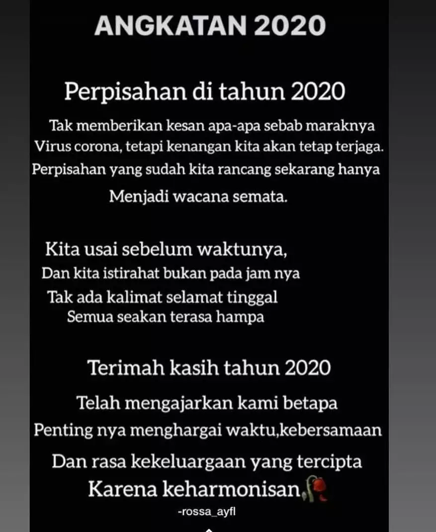 10 curhatan angkatan 2020 Instagram
