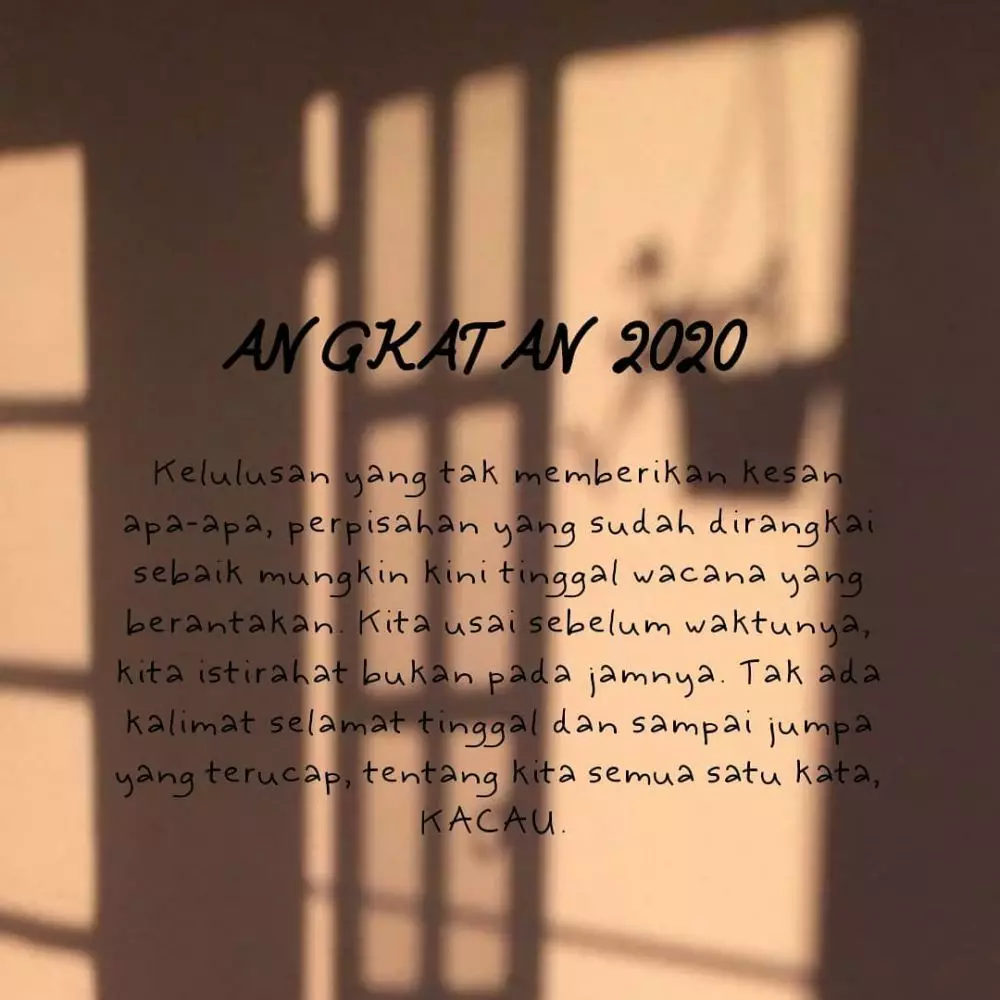 10 curhatan angkatan 2020 Instagram