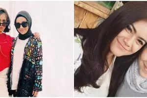 8 Potret akrab Aryani Fitriana & Indah Indriana di luar syuting 