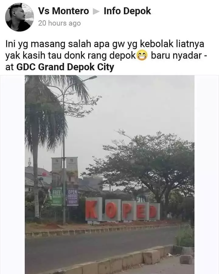 status FB lucu bikin tertipu © 2020 instagram.com