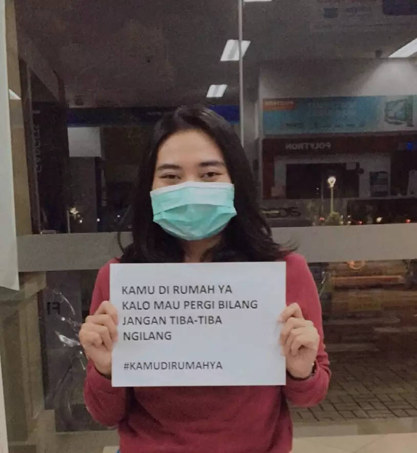 cuitan #kamudirumahya berbagai sumber