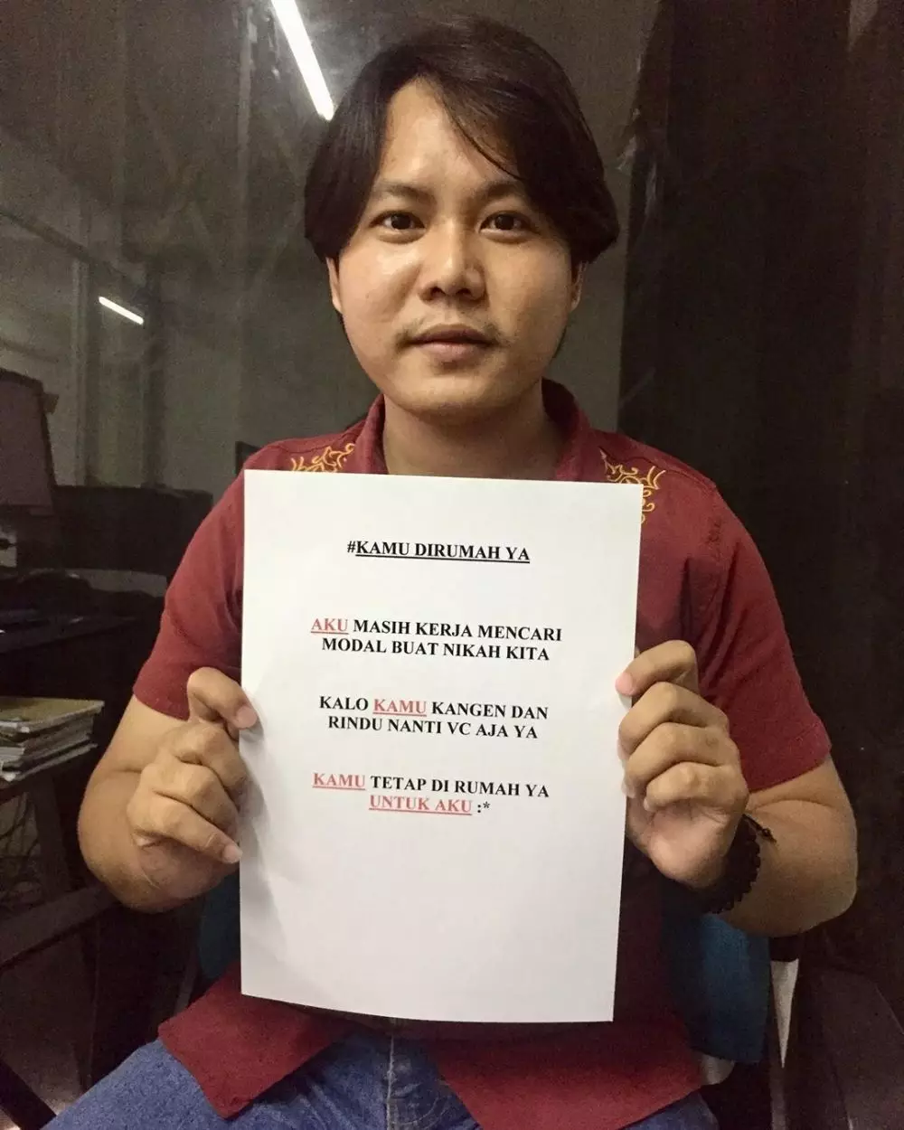 cuitan #kamudirumahya berbagai sumber