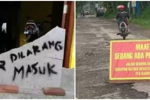 10 Papan peringatan nyeleneh ini endingnya bikin mikir keras