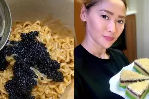 Menu makan malam 6 seleb saat stay at home, sederhana