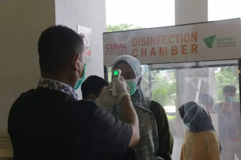 potret interior hotel diinapi petugas medis © 2020 instagram.com