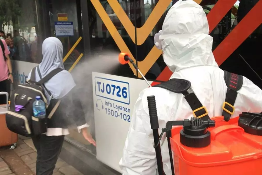 potret interior hotel diinapi petugas medis © 2020 instagram.com