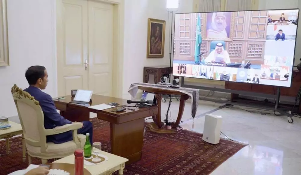 Jokowi hadiri KTT G20 meski tengah berduka © 2020 instagram.com