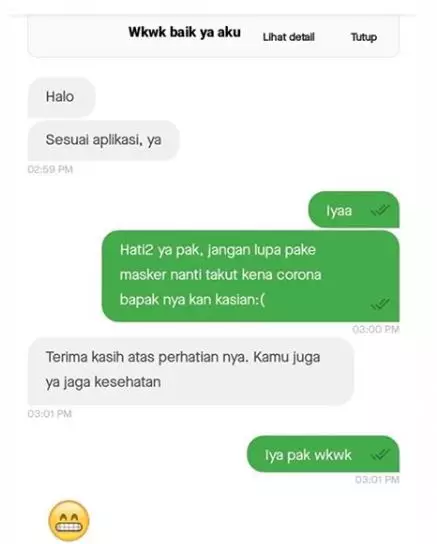 penumpang gombalin driver © 2020 brilio.net