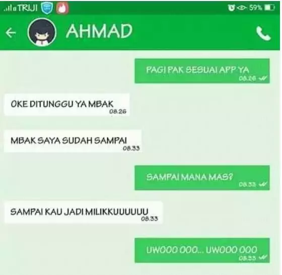 penumpang gombalin driver © 2020 brilio.net